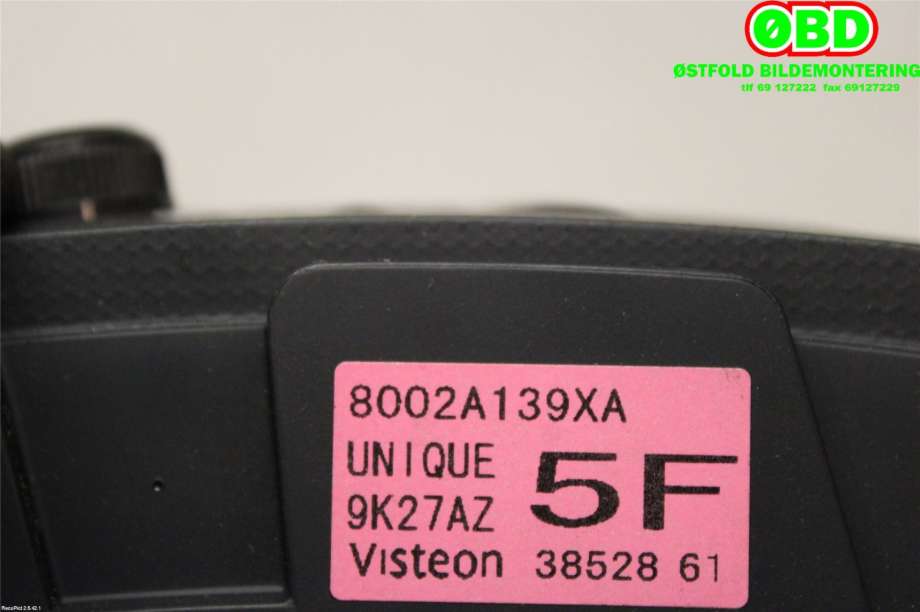 Bilstereo diverse til Mitsubishi Outlander 2007-2010 (Type II, Fase 1)  (|8002A139XA)
