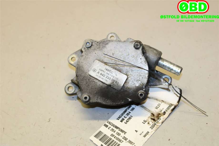 Vakuumpumpe til Mercedes C-Klasse 2007-2011 (Fase 1) (W204) (W204) (A 642 230 00 65||6422300065)