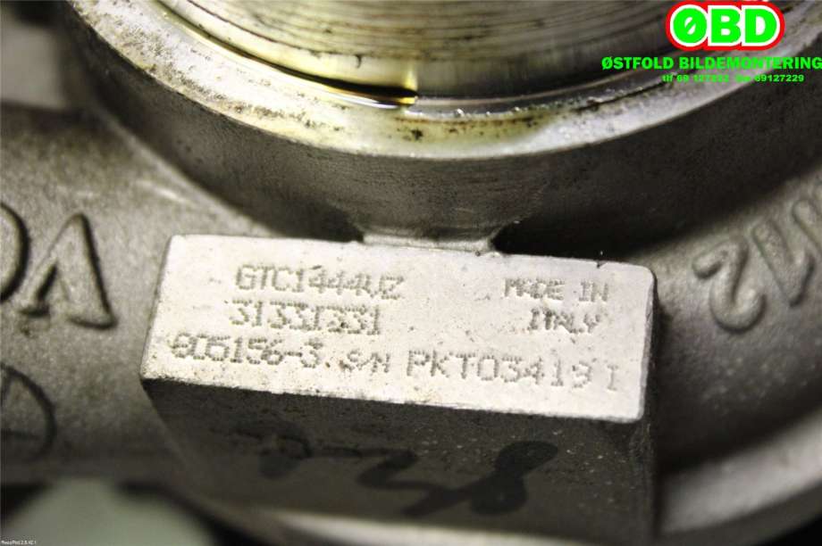 Turbo til Volvo XC60 2008-2013 (Type I, Fase 1)  (VOLVO|36012380||31331331)