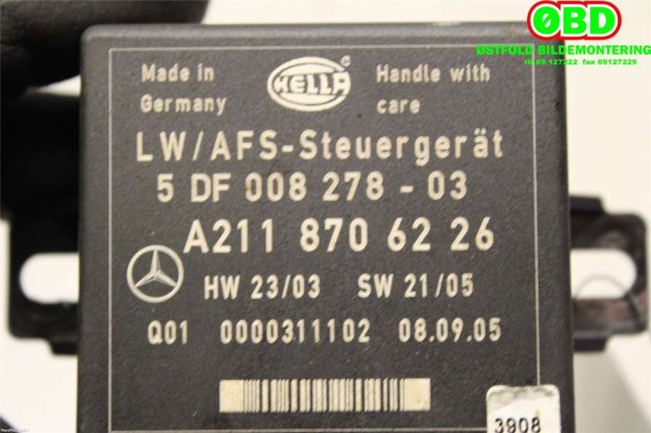 Styreenhet diverse til Mercedes ML 2005-2011 (W164) (W164) (MERCEDES|A 211 870 62 26||2118706226)