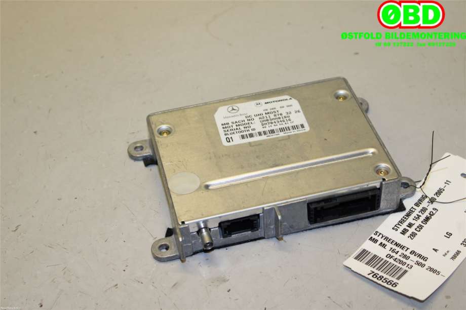 Styreenhet diverse til Mercedes ML 2005-2011 (W164) (W164) (MERCEDES|A 211 870 32 26|A 211 870 39 26|2118703226)