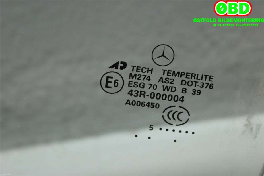 Siderute venstre bak til Mercedes ML 2005-2011 (W164) (W164) (MERCEDES|A 164 735 11 10|A 164 735 01 00|)