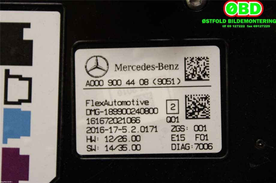 Bryter diverse til Mercedes B-Klasse 2011-2018 (W246) (W246) (MERCEDES|A 000 900 44 08||0009004408)