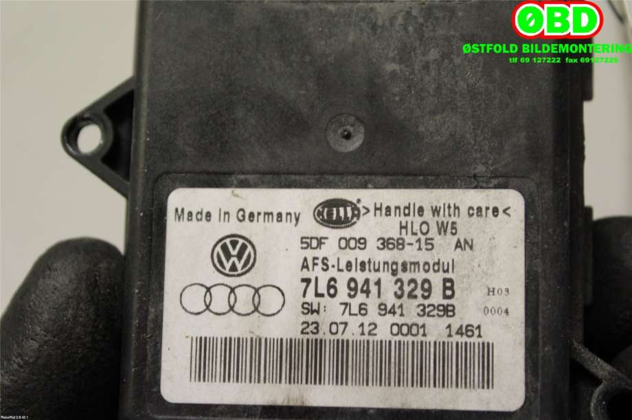 Styreenhet xenon/ballast til Škoda Octavia 2009-2013 (Type II, Fase 2)  (SKODA|7L6 941 329 B||7L6941329B)