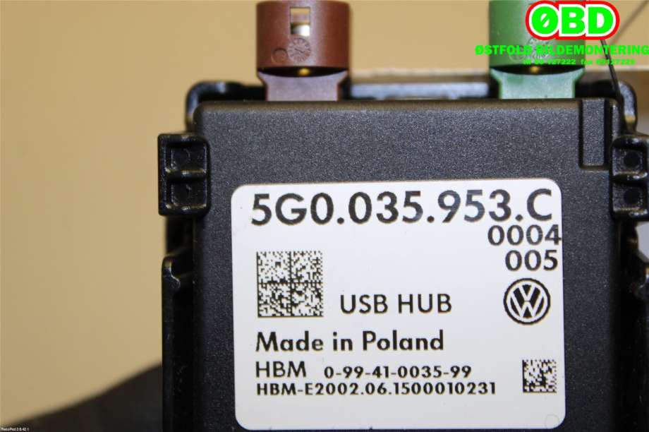 Bilstereo diverse til Škoda Superb 2015-->> (Type III)  (SKODA|5G0 035 953 C||5G0035953C)