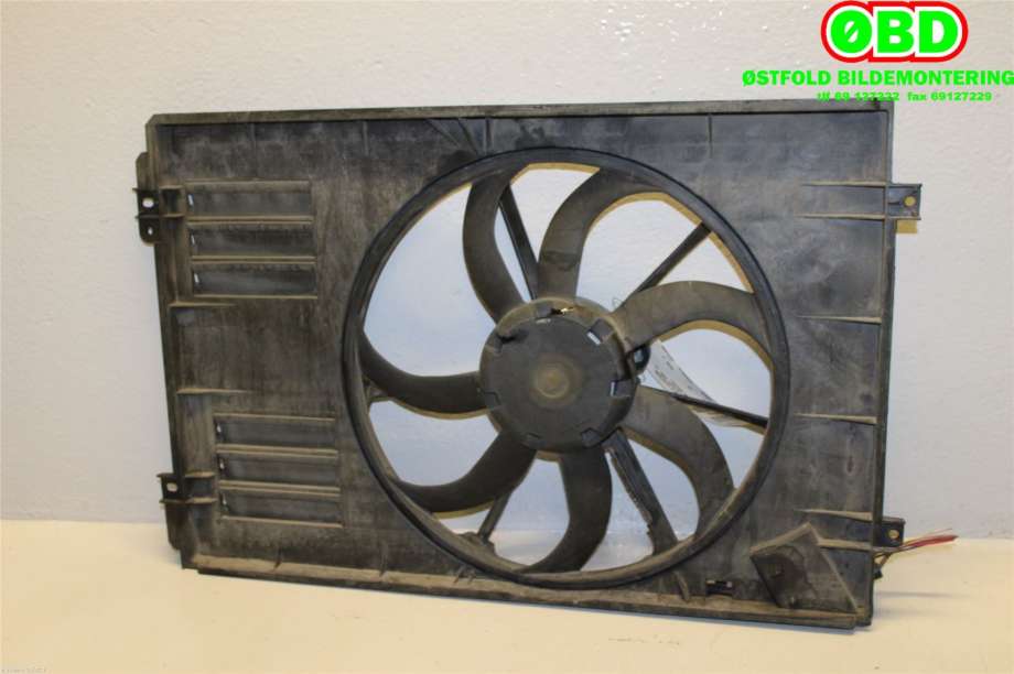 Kjølevifte til Škoda Octavia 2009-2013 (Type II, Fase 2)  (SKODA|1K0 959 455 FB||1K0959455FB)