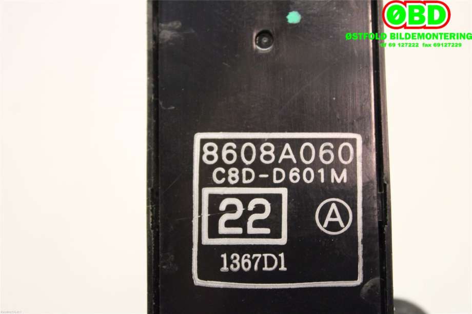 Bryter ruteheis til Peugeot 4007 2007-2012  (PEUGEOT|6590W7|6590HV|8608A060)