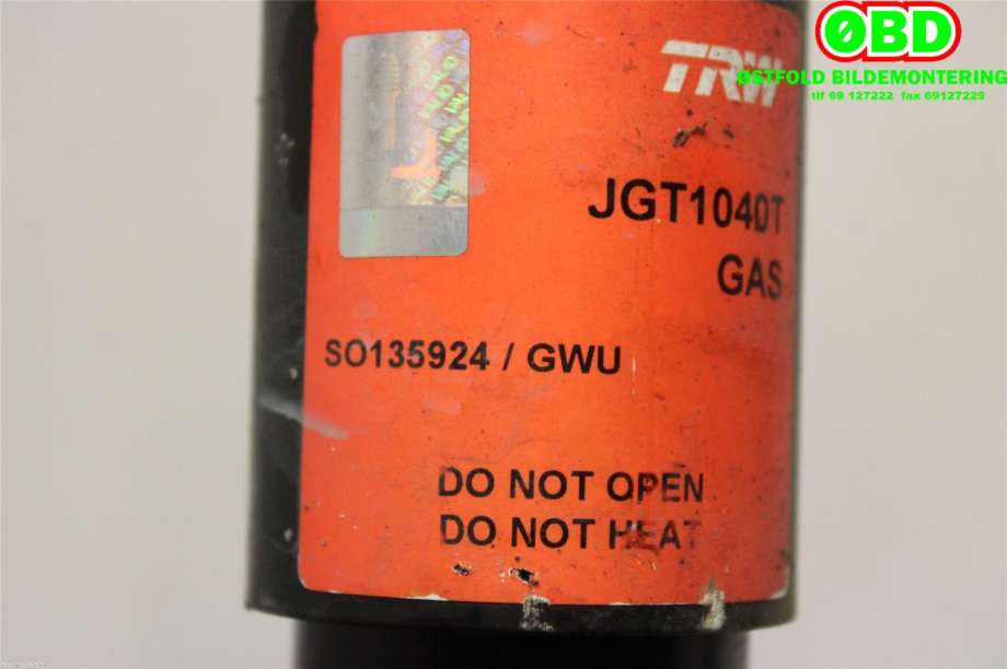 Støtdemper bak til Nissan Qashqai 2007-2010 (Type I, Fase 1)  (NISSAN|E6210JD03A|)