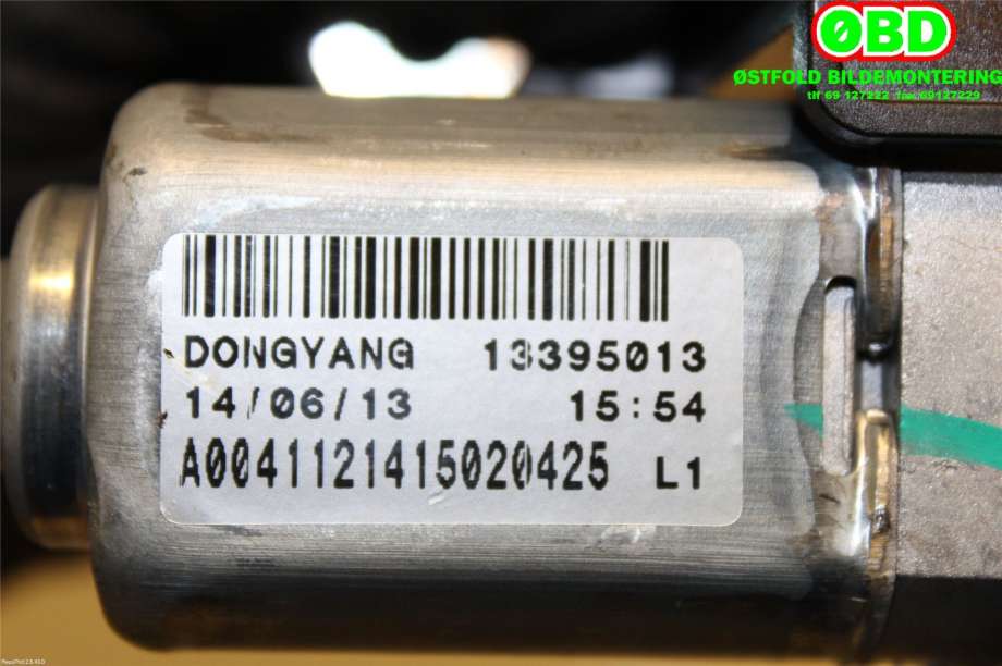 Viskermotor bakrute til Opel Astra J 2010-2015  (OPEL|13395013|1273111)