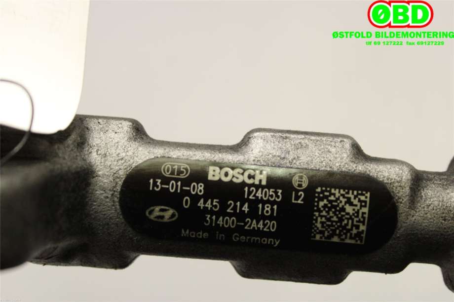 Dyseskinne (fuelrail) til Kia Sportage 2010-2016 (Type III)  (KIA|314002A420|0445214181)