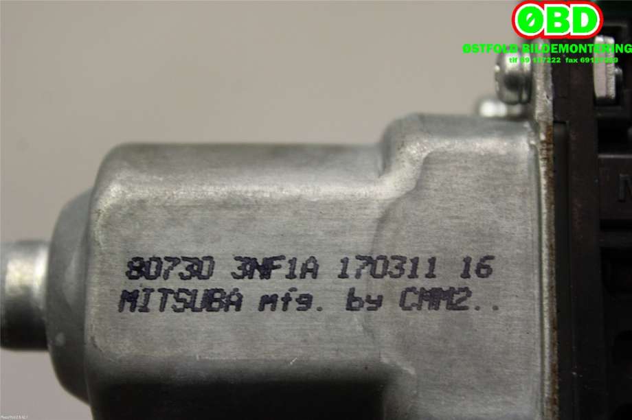 Ruteheis venstre foran til Nissan Leaf 2018-->> (Type II)  (Nissan Leaf USA-utg|807213NF5A|)