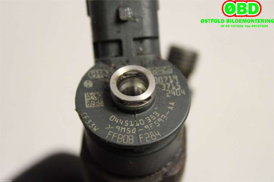 Dyse innsprøyting diesel til Ford Focus 2008-2010 (Type II, Fase 2)  (FORD|1633633|0445110353|9M5Q9F593AA)