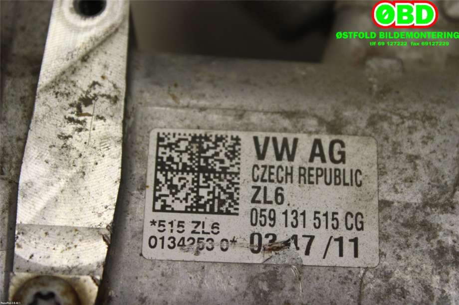 EGR-ventil til Porsche Panamera 2009-2017 (Type I) (970) (970) (|059131515CG)