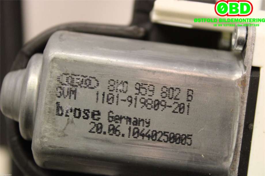 Ruteheis venstre bak til Audi A8 2010-2013 (Type III, Fase 1)  (AUDI|4H0 839 461 B|4H0 839 461 C|)