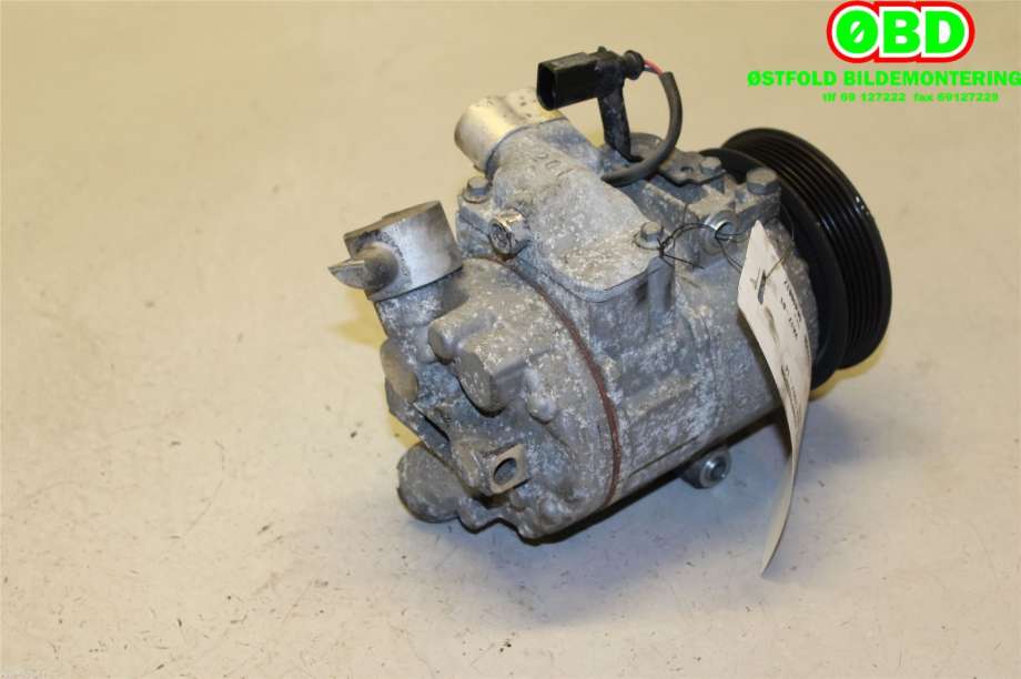 Aircondition kompressor til Škoda Fabia 2007-2010 (Type II, Fase 1)  (SKODA|6Q0 820 808 G|6R0 820 803 F|6Q0820808E)