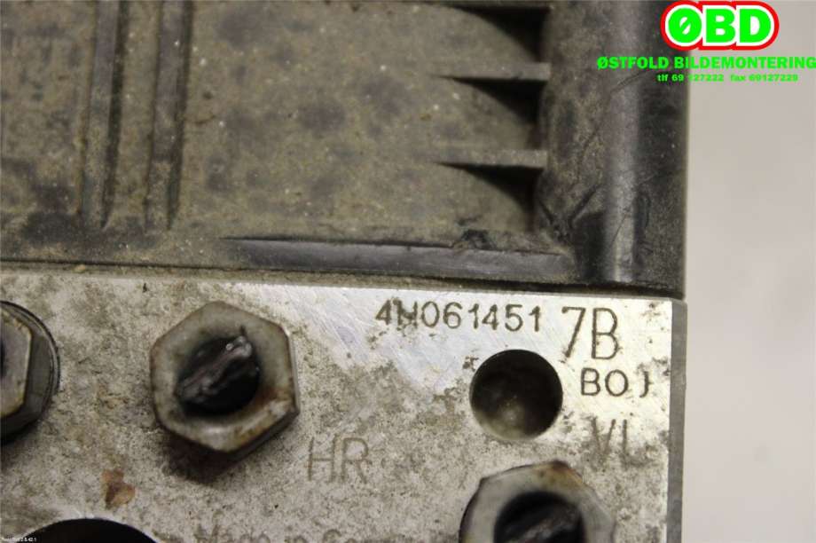 ABS sentral til Audi A8 2010-2013 (Type III, Fase 1)  (AUDI|4H0 614 517 B||4H0614517B)