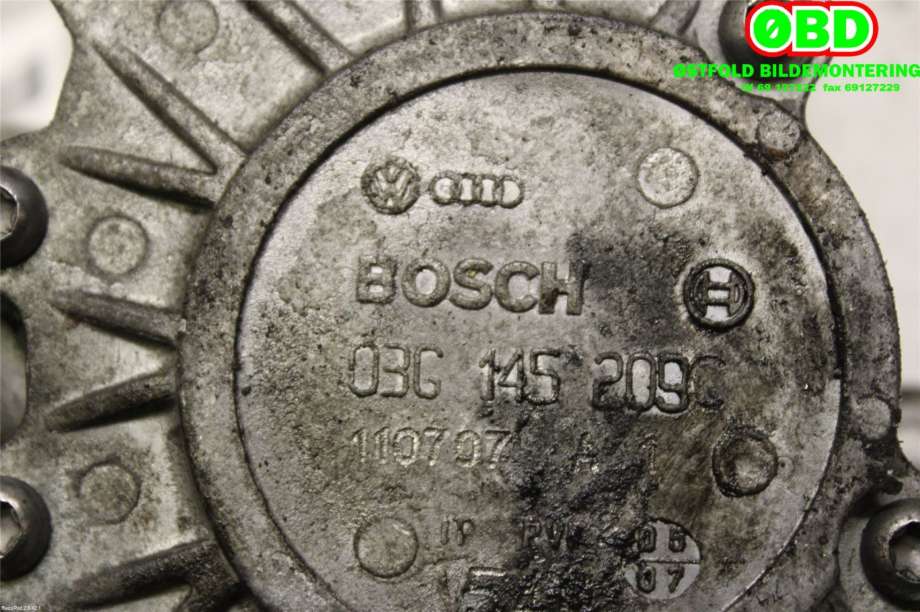 Dieselpumpe til Audi A6 2008-2011 (Type III, Fase 2) (C6) (C6) (AUDI|03G 145 209 D||03G145209C)