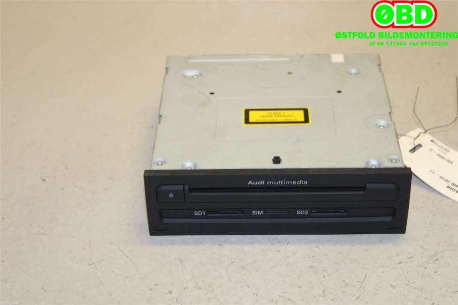 Bilstereo navigasjon til Audi A8 2010-2013 (Type III, Fase 1) (AUDI|4H0 035 670 CX||4H0035670C)