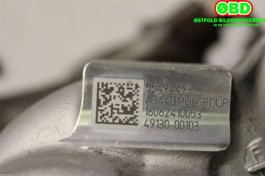 Turbo til Opel Corsa E 2015-2019  (OPEL|55494493|)