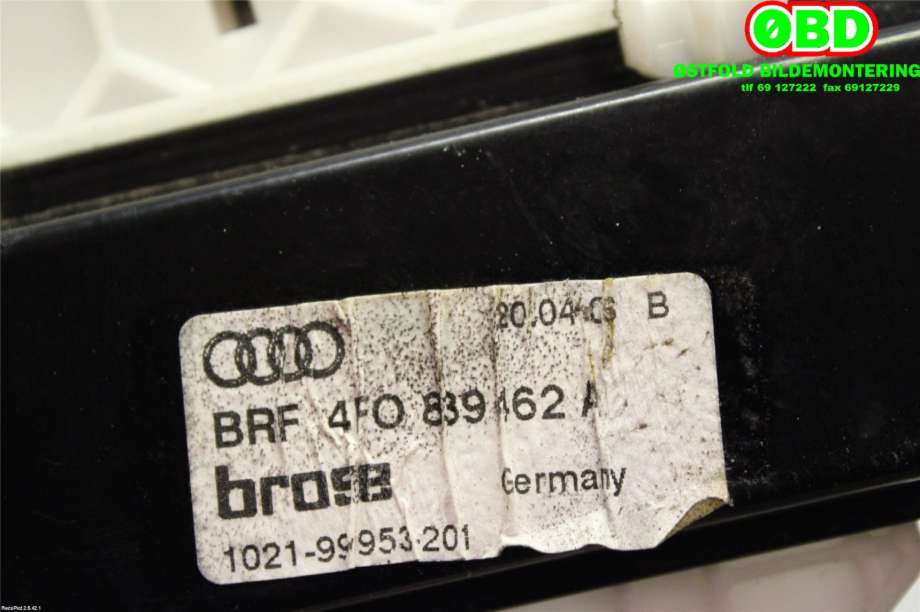 Ruteheis til Audi A6 2005-2008 (Type III, Fase 1) (C6) (C6) (AUDI|4F0 839 462 B||4F0839462A)