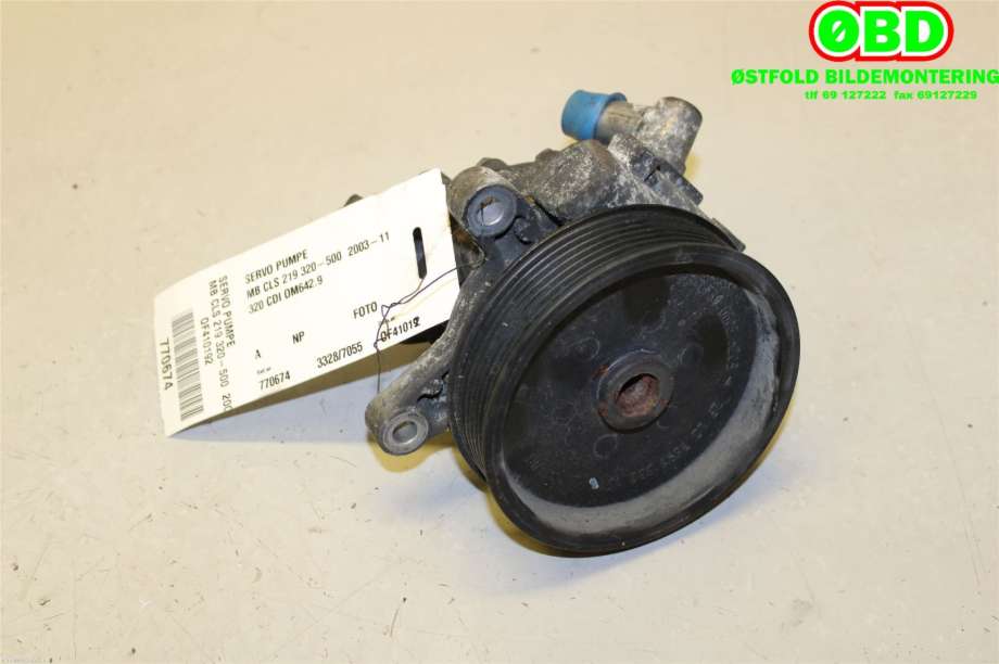 Servo pumpe mekanisk til Mercedes CLS 2004-2010 (C219) (C219) (MERCEDES|A 005 466 02 01||0054660201)