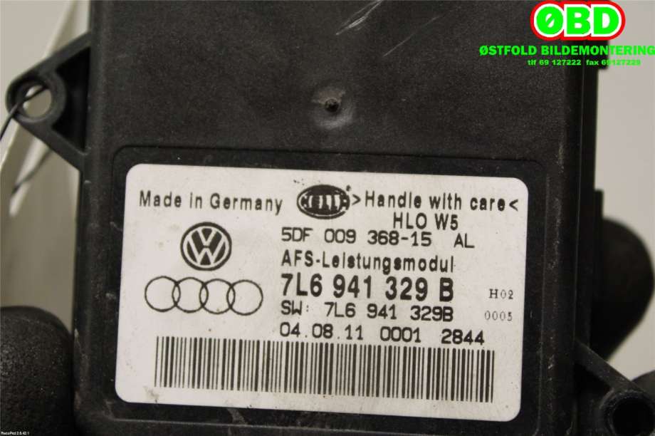 Styreenhet xenon/ballast til Škoda Octavia 2009-2013 (Type II, Fase 2)  (SKODA|7L6 941 329 B||7L6941329B)