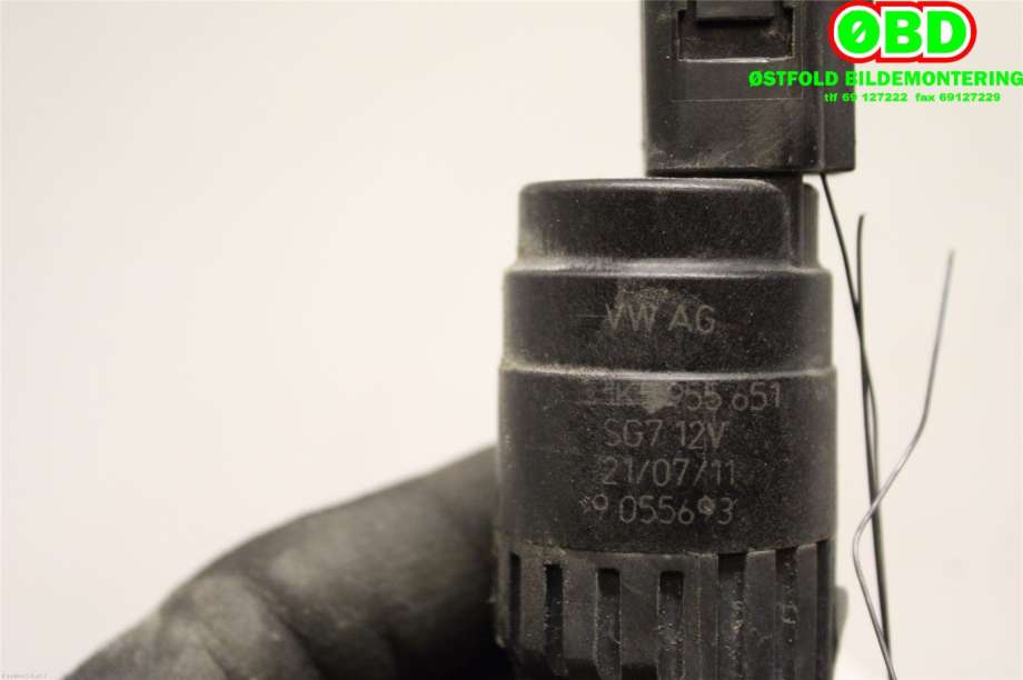 Spylerpumpe foran til Škoda Octavia 2009-2013 (Type II, Fase 2)  (SKODA|1K5 955 651||1K5955651)