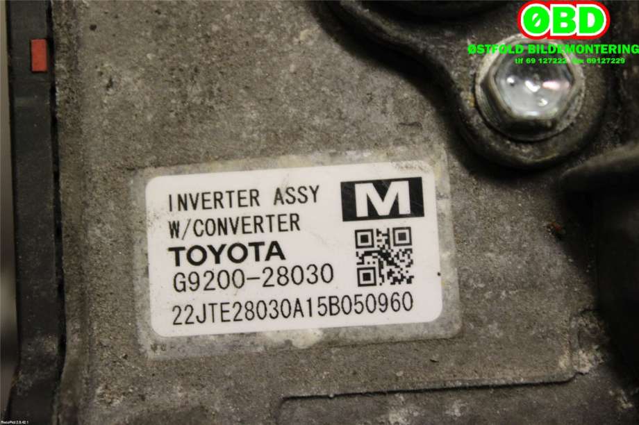 DCDC converter hybrid til Toyota Prius +7 2012-2020 (Type III) (stasjonsvogn) (stasjonsvogn) (TOYOTA|G920029015||G920028030)