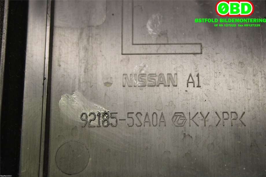 Diverse deler til Nissan Leaf 2018-->> (Type II)  (Nissan Leaf USA-utg|921855SA0A|)