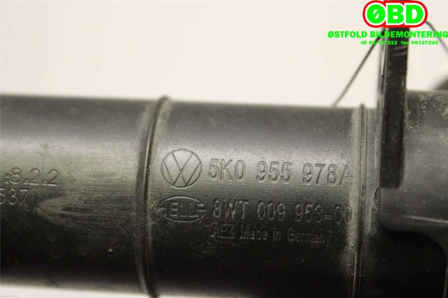 Lyktespylerdyse til VW Golf VI 2008-2012  (VOLKSWAGEN|5K0 955 978 A|5K0 955 103 A|)