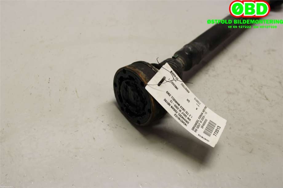 Drivaksel høyre foran til VW Golf VI 2008-2012  (VOLKSWAGEN|1K0 407 272 NN|1K0 407 272 QM|)