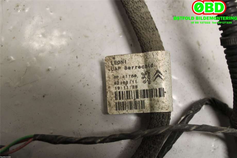 Ledningsnett til Peugeot 508 2011-2014 (Type I, Fase 1) (PEUGEOT|65282G|)