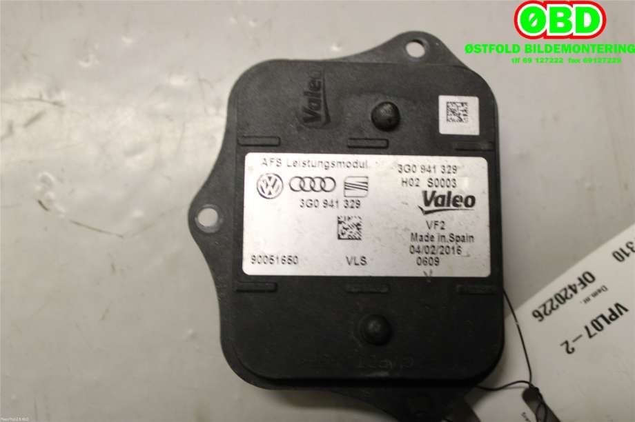 Styreenhet xenon/ballast til VW Passat 2015-2019 (Fase 1) (B8) (B8) (VOLKSWAGEN|3G0 941 329||3G0941329)