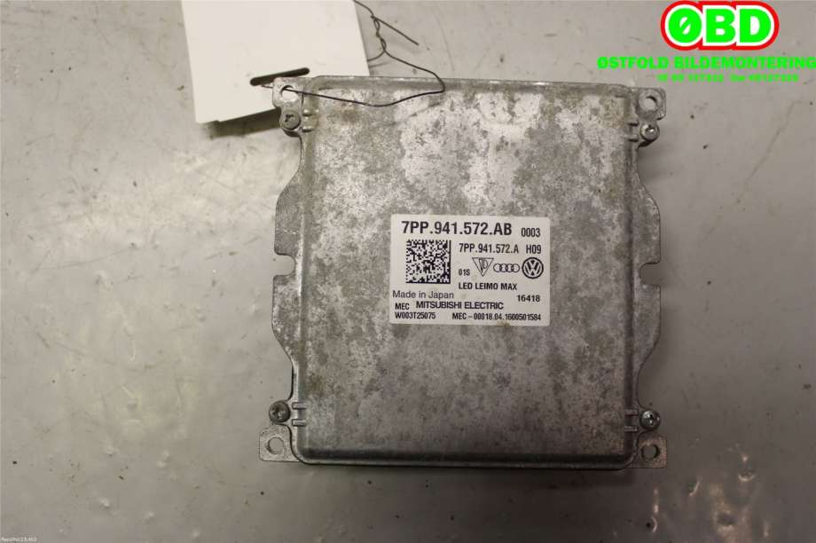 Styreenhet xenon/ballast til VW Passat 2015-2019 (Fase 1) (B8) (B8) (VOLKSWAGEN|7PP 941 572 AB||7PP941572AB)