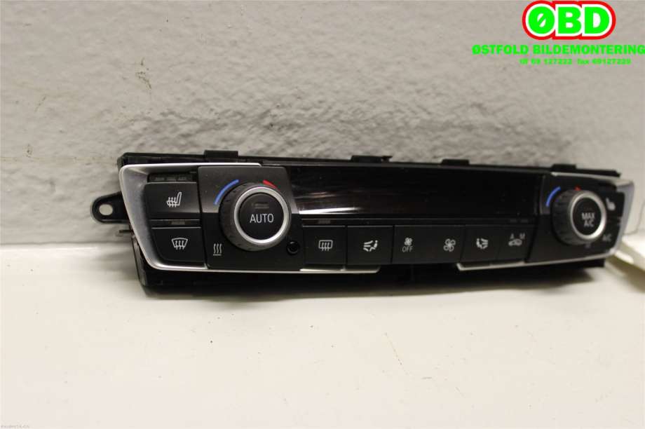 Varmeapparat betjening til BMW 1-Serie 2011-2015 (Fase 1) (F20/F21) (F20/F21) (BMW|64 11 9 320 343|)