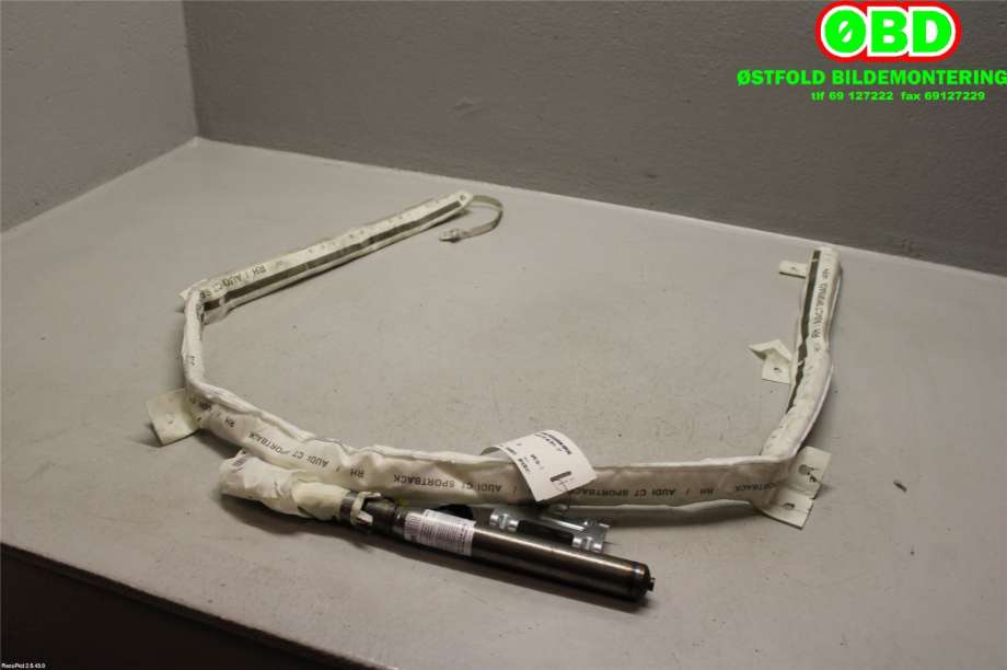 Airbag gardin høyre til Audi A7 2010-2014 (Type I, Fase 1)  (AUDI|4G8 880 742 B|4G8 880 742 F|)