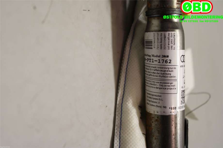 Airbag gardin venstre til Audi A7 2010-2014 (Type I, Fase 1)  (AUDI|4G8 880 741 B|4G8 880 741 F|)