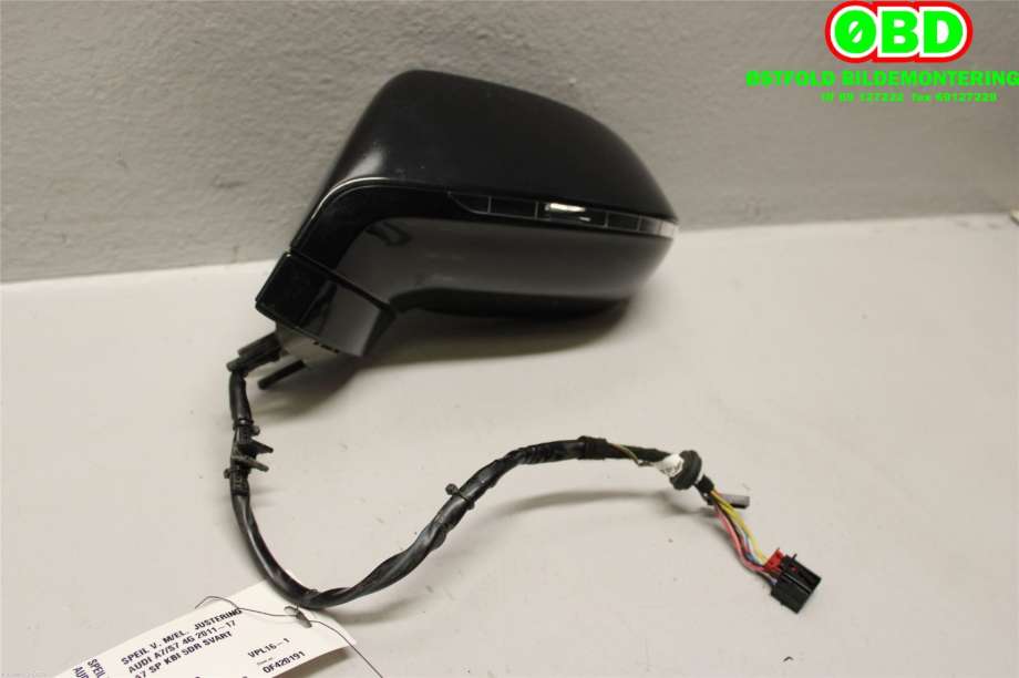 Speil venstre til Audi A7 2010-2014 (Type I, Fase 1)  (AUDI|4G8 858 531 AM|)