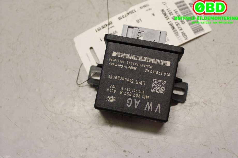 Styreenhet xenon/ballast til Audi A7, 2010-2014 (Type I, Fase 1)  (AUDI|4H0 907 357 B)