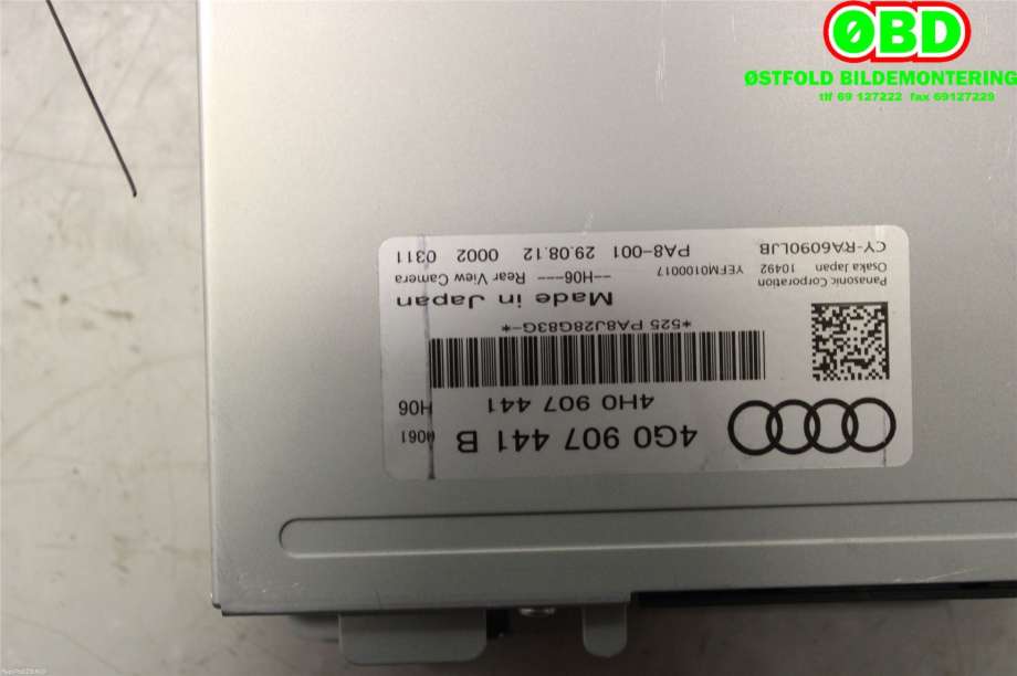 Bilstereo diverse til Audi A7 2010-2014 (Type I, Fase 1)  (AUDI|4G0 907 441 B||4G0907441B)