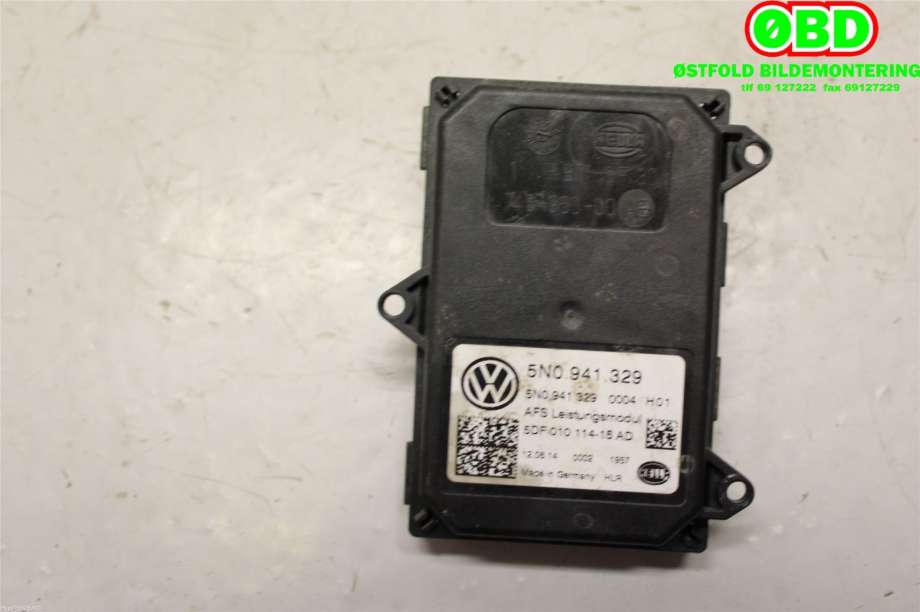Styreenhet xenon/ballast til VW Tiguan 2011-2016 (Type I, Fase 2)  (VOLKSWAGEN|4H0 941 329||5N0941329)