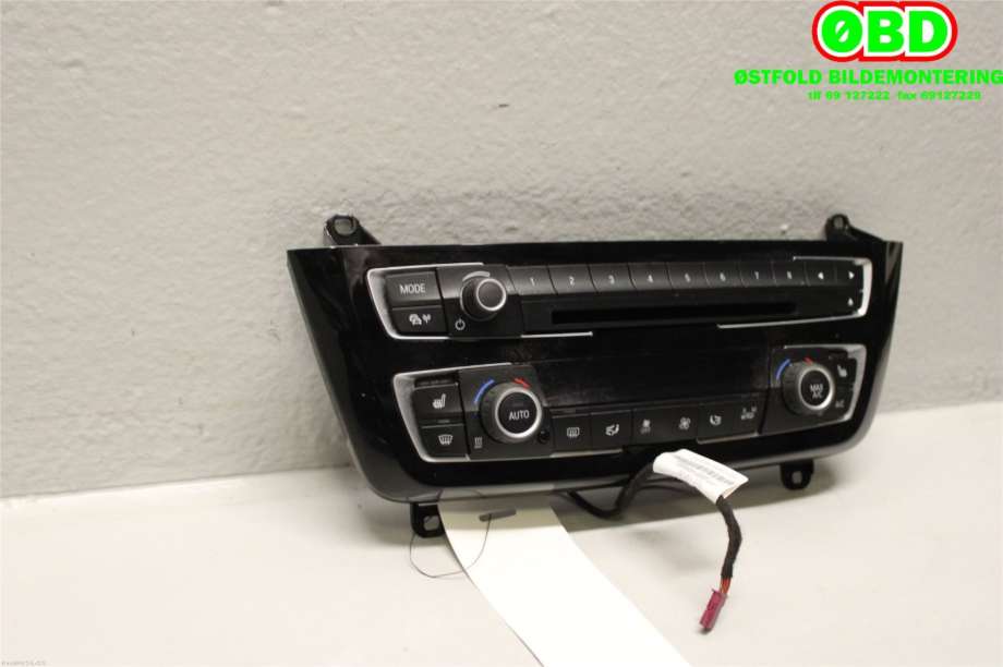 Varmeapparat betjening til BMW 3-Serie 2012-2018 (F30/F31/F34) (F30/F31/F34) (BMW|64 11 9 363 544|)