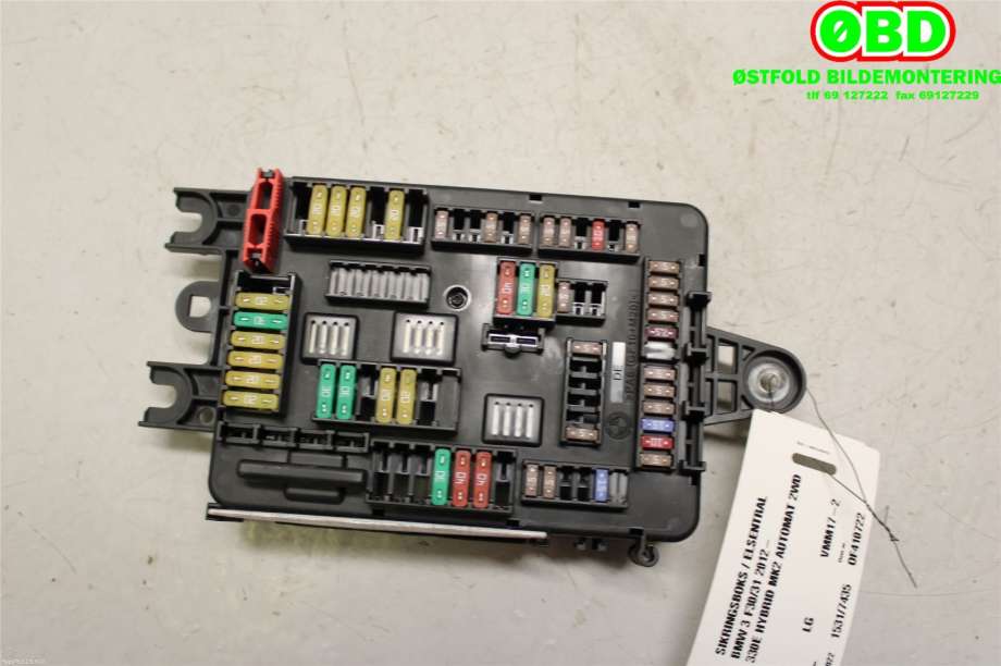 Sikringsboks til BMW 3-Serie 2012-2018 (F30/F31/F34) (F30/F31/F34) (BMW|61 14 9 259 466|)