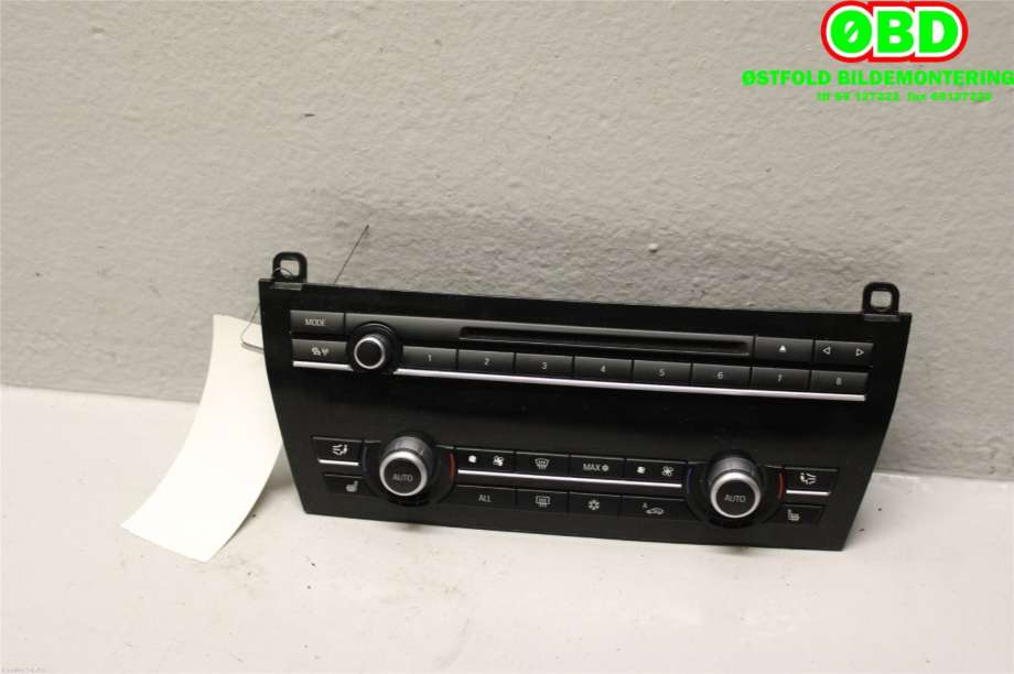 Varmeapparat betjening til BMW 7-Serie 2009-2015 (F01/F02/F03/F04) (F01/F02/F03/F04) (BMW||9263701)