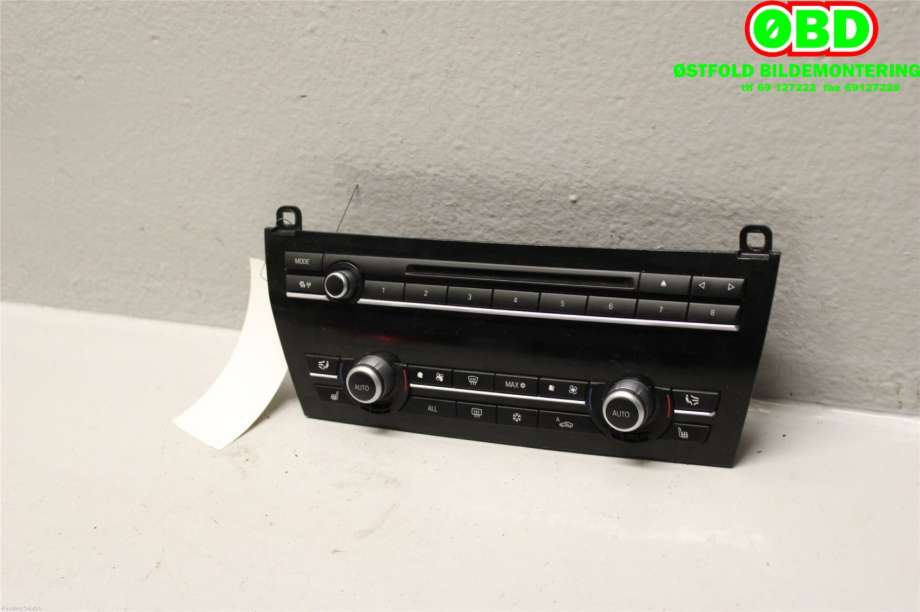 Varmeapparat betjening til BMW 7-Serie 2009-2015 (F01/F02/F03/F04) (F01/F02/F03/F04) (BMW||9263701)