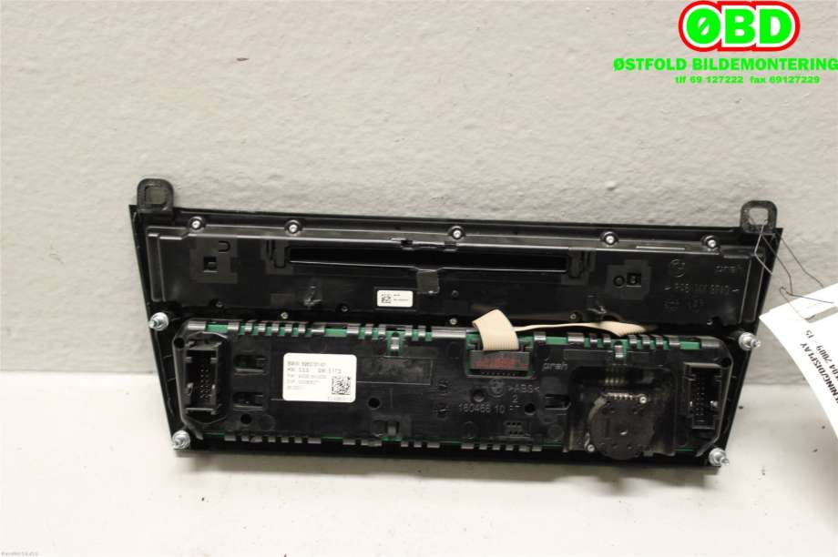 Varmeapparat betjening til BMW 7-Serie 2009-2015 (F01/F02/F03/F04) (F01/F02/F03/F04) (BMW||9263701)