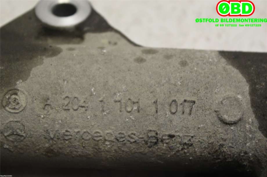 Tannstang til Mercedes C-Klasse 2007-2011 (Fase 1) (W204) (W204) (MERCEDES|A 204 460 17 00|A 204 460 01 01|)