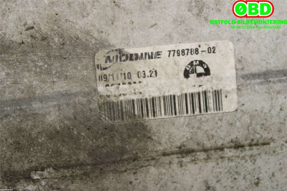 Intercooler til BMW 3-Serie 2005-2011 (E90/E91/E92/E93) (E90/E91/E92/E93) (BMW|17 51 7 798 788||7798788)