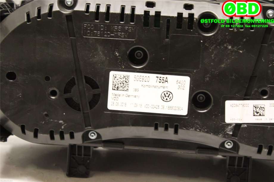 Instrumentpanel til VW e-Golf 2014-2017 (Fase 1)  (VOLKSWAGEN|5GE 920 755 A||5GE920755A)