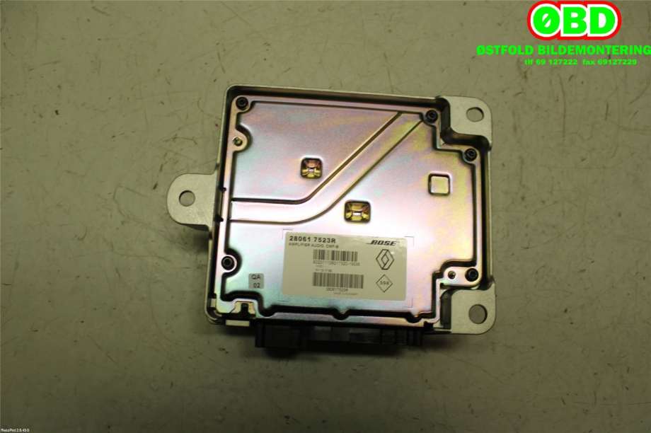 Bilstereo forsterker til Renault Zoe 2013-2019 (Fase 1)  (RENAULT||280617523R)